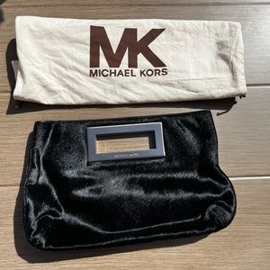 Authentic Michael Kors HORSE hair clutch